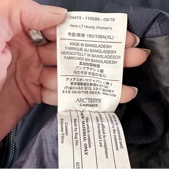 Arc'tery Atom SL Hoody Jacket Black Sapphire
Size XL - Picture 4 of 10